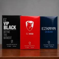 Perfume Masculino Kit 3Und 100ml Eau de Toilette Marcante Alta Fixação