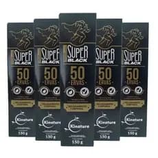 5 Pomadas Massageadora Super Black 50 Ervas - 150gr