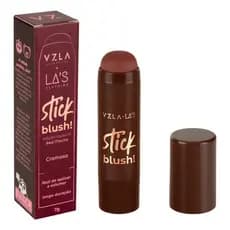 Stick Blush Las Red Mocha Cremoso Vizzela Universal Todo Tipo de Pele Fácil De Aplicar Longa Duração