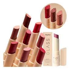 Batom Bastão Creamy Matte Glass Ruby Rose Cores Intensas com Alta Pigmentação e Acabamento Aveludado