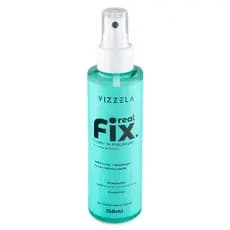 Fixador De Maquiagem Real Fix Spray Longa Duração Acabamento Natural Vegano Original 150ml Vizzela
