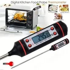 Termômetro Culinário Digital Espeto Alimento Bebida Cozinha