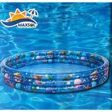 Piscina Infantil Inflável Redonda 450 Litros, Piscina fundo do Mar