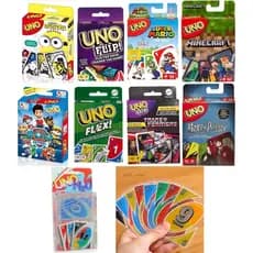 Uno Flip Uno Transformer Uno Pokemon Uno super Mario, baralho engraçado