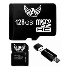 Cartão De Memória 128gb + Adaptador Sd + Pen Drive Altome