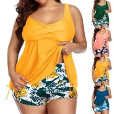 Moda maiô à beira-mar férias feminino europeu e americano biquíni conjunto
