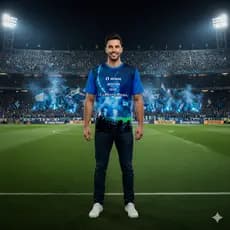 Camisa Azul Cabuloso La Bestia Negra