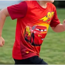 Camisa Infantil Relâmpago McQueen Conforto E Estilo Para Crianças Que Amam Carros