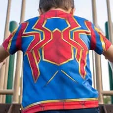 Camisa Infantil Homem Aranha Fantasia Para Brincadeiras E Aventura No Estilo Herói