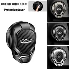 Botões De Arranque Do Carro ONE-CLICK Adesivos De Proteção Da Tampa Para Chery Tiggo 7 2 Pro 5x 5 4 3 8 T11 Arrizo 3 5 Gx E3 Amuleto Acessórios
