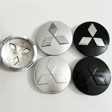 60mm 4pcs Capa Do Cubo Centro Da Roda Carro Crachá Mitsubishi Outlander ASX L200 Lancer 9 10 Pajero GXS 3000GT Xpander Eclipse