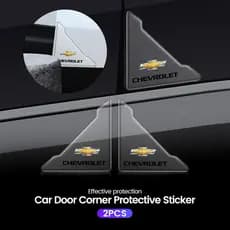 2/4Pcs Canto Da Porta Do Carro Transparente Cobertura Pára-Choques Anti-Riscos Para Chevrolet Colorado Cruze Spark Captiva Aveo
