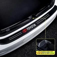 Adequado Para Toyota Vios Avanza Innova Hilux Fortuner Camry Yaris Adesivo Padrão De Fibra De Carbono Tronco