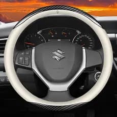 Capa de volante Suzuki Swift Alto Jimny Vitara Apv Ertiga SX4 Capa de volante em couro Acessórios