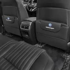Capa Protetora de Encosto de Banco de Carro em Couro PU Anti-impacto para Volkswagen Golf mk3 mk6 mk7 Scirocco Beetle Pa