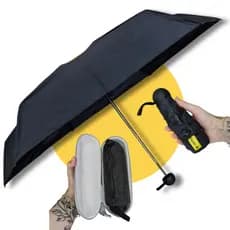 Mini Guarda Chuva Portátil Bolsa Cápsula Anti Uv Sombrinha