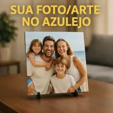 Azulejo Personalizado Com Sua Foto Com Suporte Sua arte