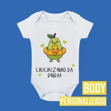 Body Bebê Chuchuzinho da Titia Vovó e Dinda Personalizado
