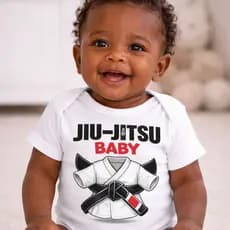 Body Bebê Jiu-Jitsu Baby BJJ Kimono Arte Marcial Presente