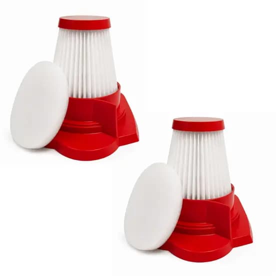 2 Filtros Hepa P/ Aspirador Ellectrolux Stk12 13 14 15 - Cor Vermelho