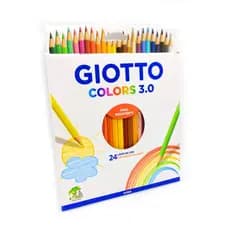 Lápis De Cor Giotto Colors 3.0 Sextavados 24 Cores.