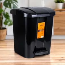 Lixeira com Pedal 14L Reforçada Plástico Cozinha Quartos Banheiro Moderna Escritório
