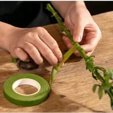 Fita Floral Verde Artesanato Arranjo Buque de Noiva, artesanato