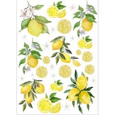 Adesivo Decorativo DTF UV Limão – Para Caneca, Vidros e Utensílios