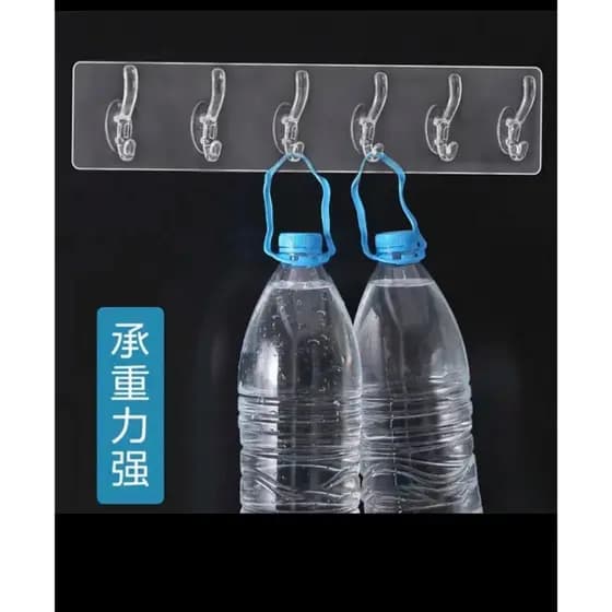 Gancho Adesivo Dupla Face Super Forte Ate 8kg Sem Furos Pregos Para Banheiro E Cozinha-019