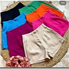 Short Alfaiataria Cintura Alta Short Zara