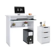 Mesa Computador Gamer Com Gaveteiro