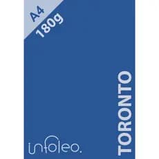 Papel Color Plus A4 180g Toronto Azul Escuro - 10, 20, 30, 40 ou 50 Folhas