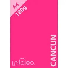 Papel Color Plus A4 180g Cancun Rosa Pink - 10, 20, 30, 40 ou 50 Folhas