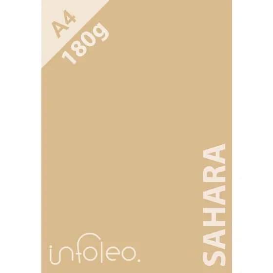 Papel Color Plus A4 180 gramas Sahara (Palha)