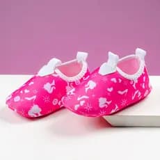 Sapatilha Infantil Calce Fácil Bebê Menina Recém Nascida Macia Rosa Pink Benne Kids Promoção