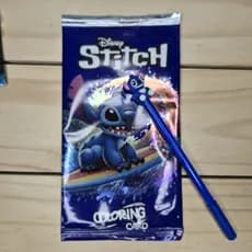 Kit Stitch Cards para colorir com Caneta Stitch- Coloring card - Papelaria Fofa Kawaii
