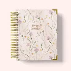 Caderno de Anotações Versículos Personalizado com seu nome - Caderno Pautado - Mensagens Bíblicas