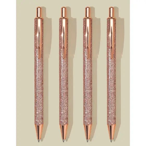 Caneta Metal luxo Papelaria Fofa - Papelaria Kawaii - Caneta Glitter-  Caneta Strass, Caneta Premium
