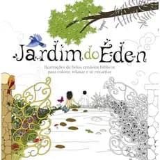 Livro de Colorir Jardim do Éden - Colorir - Livro Cristão - Bíblia Colorir
