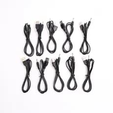 2/5/10 Pces 3.5mm Cabo USB/Fio 1.2m De Comprimento Para Massageador De Terapia De Emagrecimento Conectar Máquina De Fisi