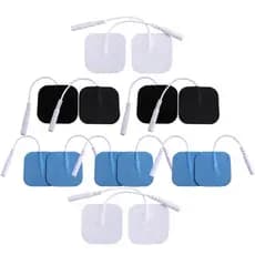 50/100pcs folha de eletrodo de 5x5cm estimulador muscular para fisioterapia e acupuntura