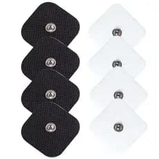Almofadas de Eletrodo para Máquina de Terapia Digital de Acupuntura Tens Elétrica 4*4cm Botão Autoadesivo Gel Almofadas