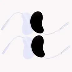 4/6/8/10pcs Rosto Eletrodo Pads Estimulador Muscular para Levantamento Facial Jawline Rosto Massageador Acupuntura Almof