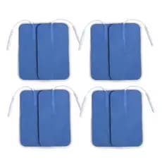10/30/50/Pcs 5x9cm Dezenas Eletrodo Pads Acessórios EMS Estimulador Muscular Patch Almofadas De Substituição Massageador