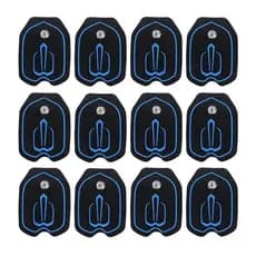 10/20/30 peças de eletrodos de gel autoadesivos, acessórios para terapia digital e fisioterapia
