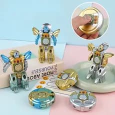 Deformação robô spinner descompressão fidget spinner deformação mecânica pequeno brinquedo fidget spinner