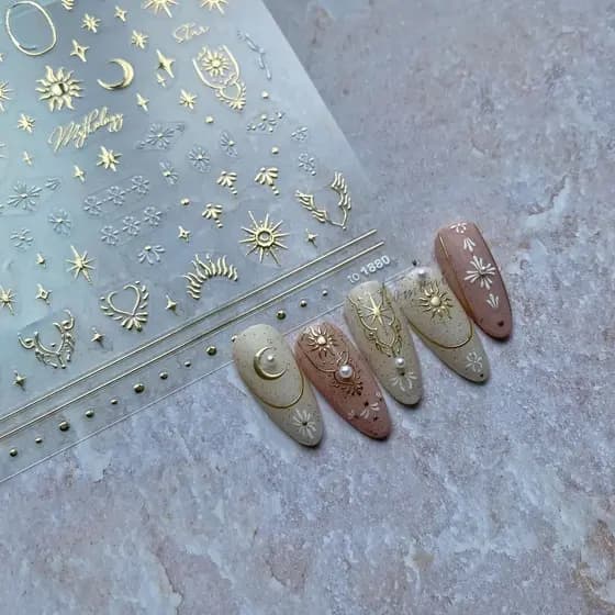 [Meow.Sensei] Adesivos Fofos de Estampagem a Quente Adesivos Fofos de Papel Japonês Adesivos de Manicure em relevo Adesivos de Manicure Acessórios de Manicure Adesivos de Manicure Ferramentas de Manicure