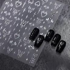 [Meow.Sensei] Novo processo de ferro tridimensional 5D amor borboleta manicure adesivo adesivo em relevo adesivo de unha requintado série TL-195