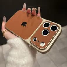 Luxo iPhone 17 16 Pro Max 15 14 Plus 13 Capa Protetora Nova De Couro Resistente A Choques