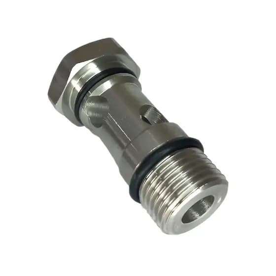 Kit Parafuso  Vazado G 1/2 Inox Com Orings Original Karcher